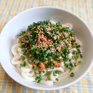 ダイエット&育毛☆ピリ辛キムチ納豆うどん